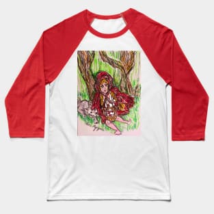 Little Red Riding Hood Baseball T-Shirt